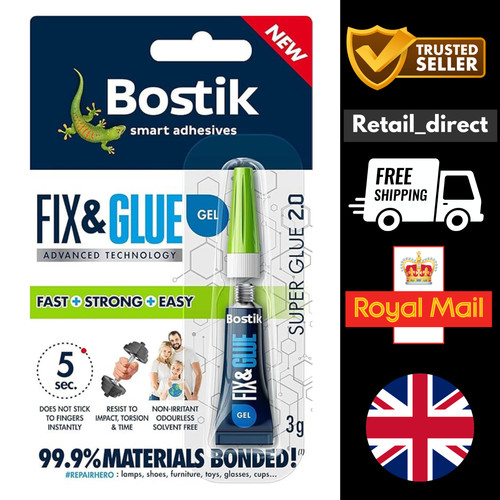 Bostik super glue gel - gel, 3g